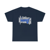 Paramedic Shirt Words - EMT EMS Medic Firefighter Ambulance Doctor Nurse RN Emergency First Responder Shirt - Heavy Cotton Unisex