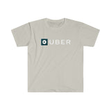 Driver Delivery Softstyle T Shirt - New Logo Uber, Ride Share Shirt - Unisex Softstyle T-Shirt