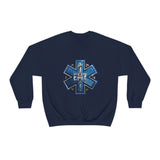 Star Of Life EMT Sweatshirt - Gift EMS Medic Firefighter Ambulance Emergency First Responder Shirt - Unisex Heavy Blend Sweatshirt