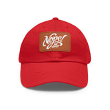 Nope Not Today Twill Hat with Faux Leather Patch