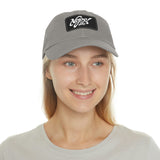 Nope Not Today Twill Hat with Faux Leather Patch