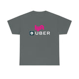 Driver Delivery T Shirt - New Logo Uber, Lyft, Both Logo - Ride Share Shirt - Short Sleeve Unisex Tees - Heavy Cotton