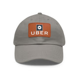 Uber Driver Twill Hat with Faux Leather Patch