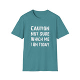 Caution Not Sure - Unisex Softstyle T-Shirt