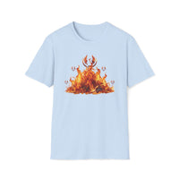 Firebird Flames Shirt - Unisex Softstyle T-Shirt