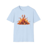 Firebird Flames Shirt - Unisex Softstyle T-Shirt