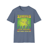 Zombies Eat Brains - Unisex Softstyle T-Shirt