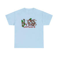 Santa's Favorite Elf Nurse Christmas Funny Shirt - Christmas Funny Holiday Graphic T Shirt Short Sleeve Unisex Jersey Tee