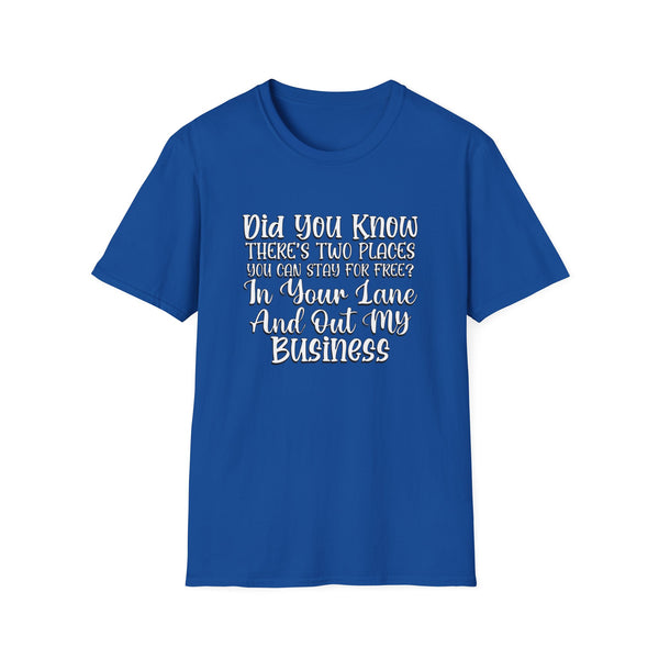 In Your Lane - Unisex Softstyle T-Shirt
