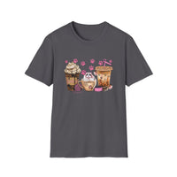 Cat Coffee - Unisex Softstyle T-Shirt