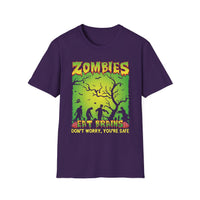 Zombies Eat Brains - Unisex Softstyle T-Shirt