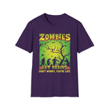 Zombies Eat Brains - Unisex Softstyle T-Shirt