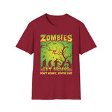 Zombies Eat Brains - Unisex Softstyle T-Shirt