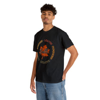 Fall Shirt - Bonfires Leaves Pumpkin Harvest Family - Unisex Heavy Cotton Tee