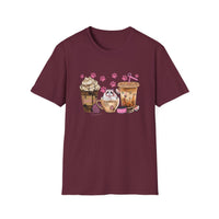 Cat Coffee - Unisex Softstyle T-Shirt