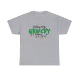 Extra Grinchy Today Funny Shirt - Christmas Funny Holiday Graphic T Shirt, Christmas Shirt, Holiday Shirt - Short Sleeve