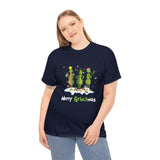 Merry GrinchMas Funny Shirt - Christmas Funny Holiday Graphic T Shirt, Christmas Shirt, Holiday Shirt - Short Sleeve Unisex