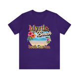 Myrtle Beach South Carolina Bella Canvas T Shirt - Ring Spun Unisex Jersey Short Sleeve T-Shirt