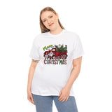 Merry Christmas Truck Funny Shirt - Christmas Funny Holiday Graphic T Shirt Short Sleeve Unisex Jersey Tee