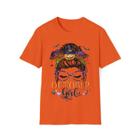 October Girl Shirt - Funny Shirt Unisex Softstyle T-Shirt