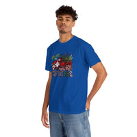 Merry Christmas Truck Funny Shirt - Christmas Funny Holiday Graphic T Shirt Short Sleeve Unisex Jersey Tee