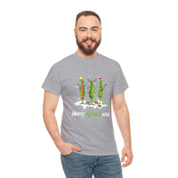 Merry GrinchMas Funny Shirt - Christmas Funny Holiday Graphic T Shirt, Christmas Shirt, Holiday Shirt - Short Sleeve Unisex