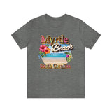 Myrtle Beach South Carolina Bella Canvas T Shirt - Ring Spun Unisex Jersey Short Sleeve T-Shirt