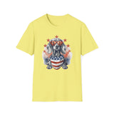 Patriotic Dachshund 4th of July - Unisex Softstyle T-Shirt