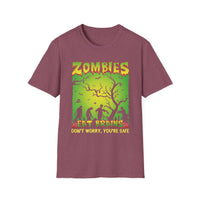 Zombies Eat Brains - Unisex Softstyle T-Shirt