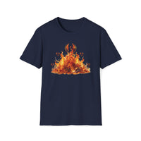 Firebird Flames Shirt - Unisex Softstyle T-Shirt