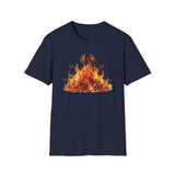 Firebird Flames Shirt - Unisex Softstyle T-Shirt