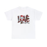 Love Christmas Funny Shirt - Christmas Funny Holiday Graphic T Shirt Short Sleeve Unisex Jersey Tee