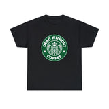 Dead Without Coffee Funny T-Shirt - Funny Birthday Gift T Shirt - Short Sleeve Unisex