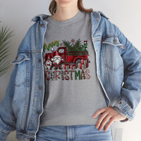 Merry Christmas Truck Funny Shirt - Christmas Funny Holiday Graphic T Shirt Short Sleeve Unisex Jersey Tee