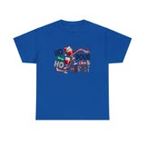 Ho Ho Ho Pour The Merlot Funny Shirt - Christmas Funny Holiday Graphic T Shirt Short Sleeve Unisex Jersey Tee