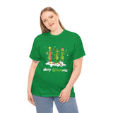 Merry GrinchMas Funny Shirt - Christmas Funny Holiday Graphic T Shirt, Christmas Shirt, Holiday Shirt - Short Sleeve Unisex