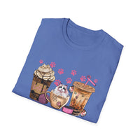 Cat Coffee - Unisex Softstyle T-Shirt