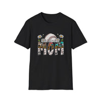 Baseball Mom Softstyle T Shirt - Baseball Mom Life, Baseball Mother Shirt
