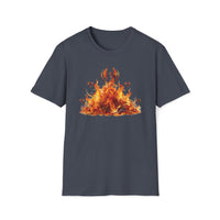 Firebird Flames Shirt - Unisex Softstyle T-Shirt