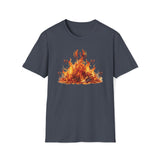 Firebird Flames Shirt - Unisex Softstyle T-Shirt