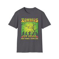 Zombies Eat Brains - Unisex Softstyle T-Shirt