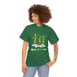 Merry GrinchMas Funny Shirt - Christmas Funny Holiday Graphic T Shirt, Christmas Shirt, Holiday Shirt - Short Sleeve Unisex