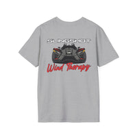 Slingshot Shirt Front/Back - Unisex Softstyle T-Shirt