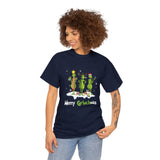 Merry GrinchMas Funny Shirt - Christmas Funny Holiday Graphic T Shirt, Christmas Shirt, Holiday Shirt - Short Sleeve Unisex