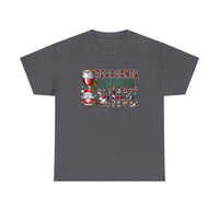 Dear Santa Just Bring Wine Funny Shirt - Christmas Funny Holiday Graphic T Shirt Short Sleeve Unisex Jersey Tee