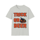 Trick Or Beer T Shirt - Funny Shirt Unisex Softstyle T-Shirt