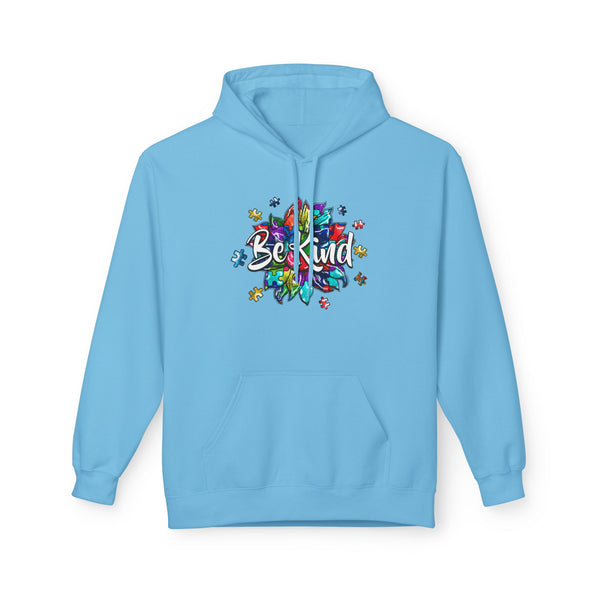 Autism Be Kind - Unisex Midweight Softstyle Fleece Hoodie