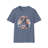 Patriotic Dachshund 4th of July - Unisex Softstyle T-Shirt