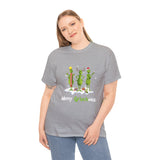 Merry GrinchMas Funny Shirt - Christmas Funny Holiday Graphic T Shirt, Christmas Shirt, Holiday Shirt - Short Sleeve Unisex