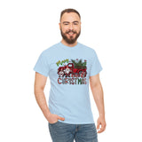 Merry Christmas Truck Funny Shirt - Christmas Funny Holiday Graphic T Shirt Short Sleeve Unisex Jersey Tee